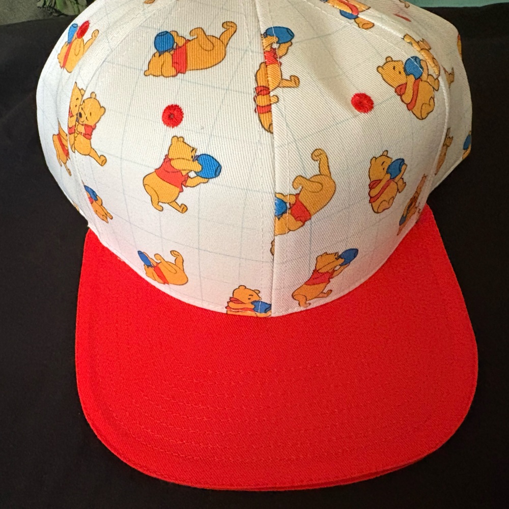 Disney Winnie the Pooh Kids Hat - Red and White